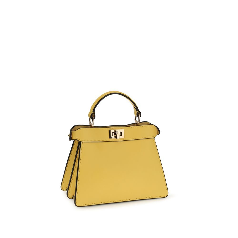 Fendi Bicolor Calf Leather Bos Taurus Handbag - Image 3