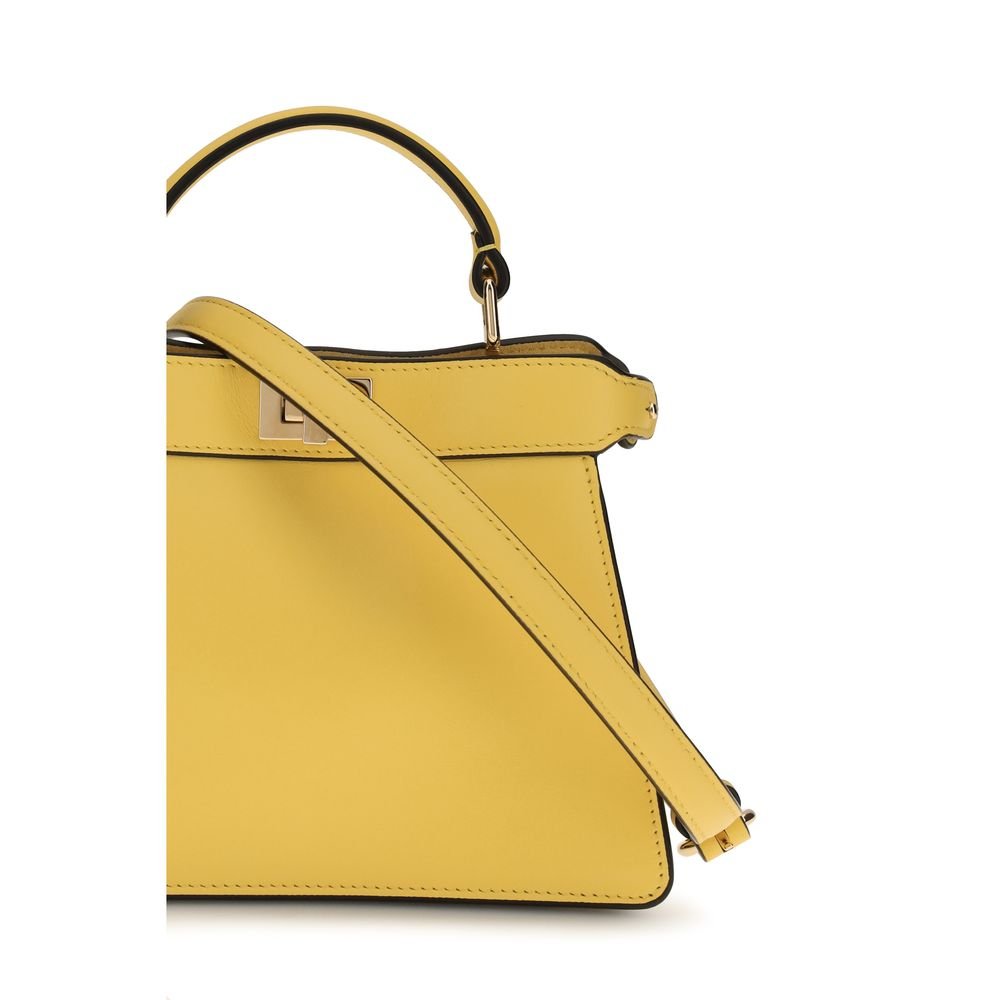 Fendi Bicolor Calf Leather Bos Taurus Handbag - Image 4