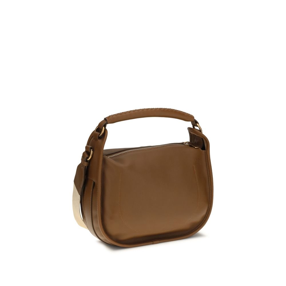 Burberry Brown Calf Leather Bos Taurus Shoulder Bag - Image 3