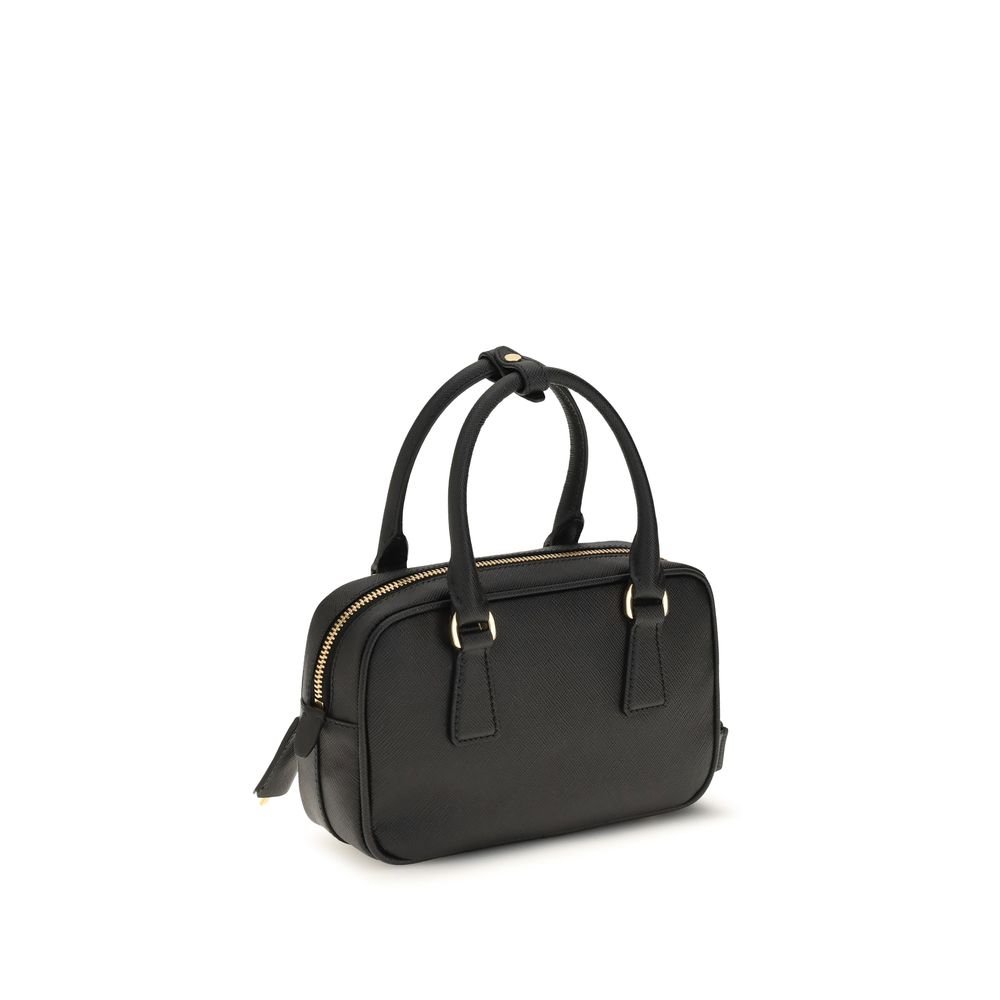 Prada Black Calf Leather Bos Taurus Handbag - Image 3