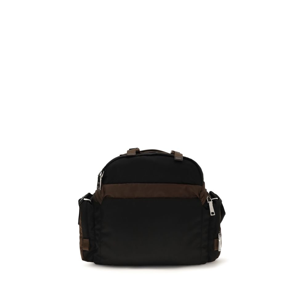 Prada Brown Recycled Polyamide Shoulder Bag - Image 2