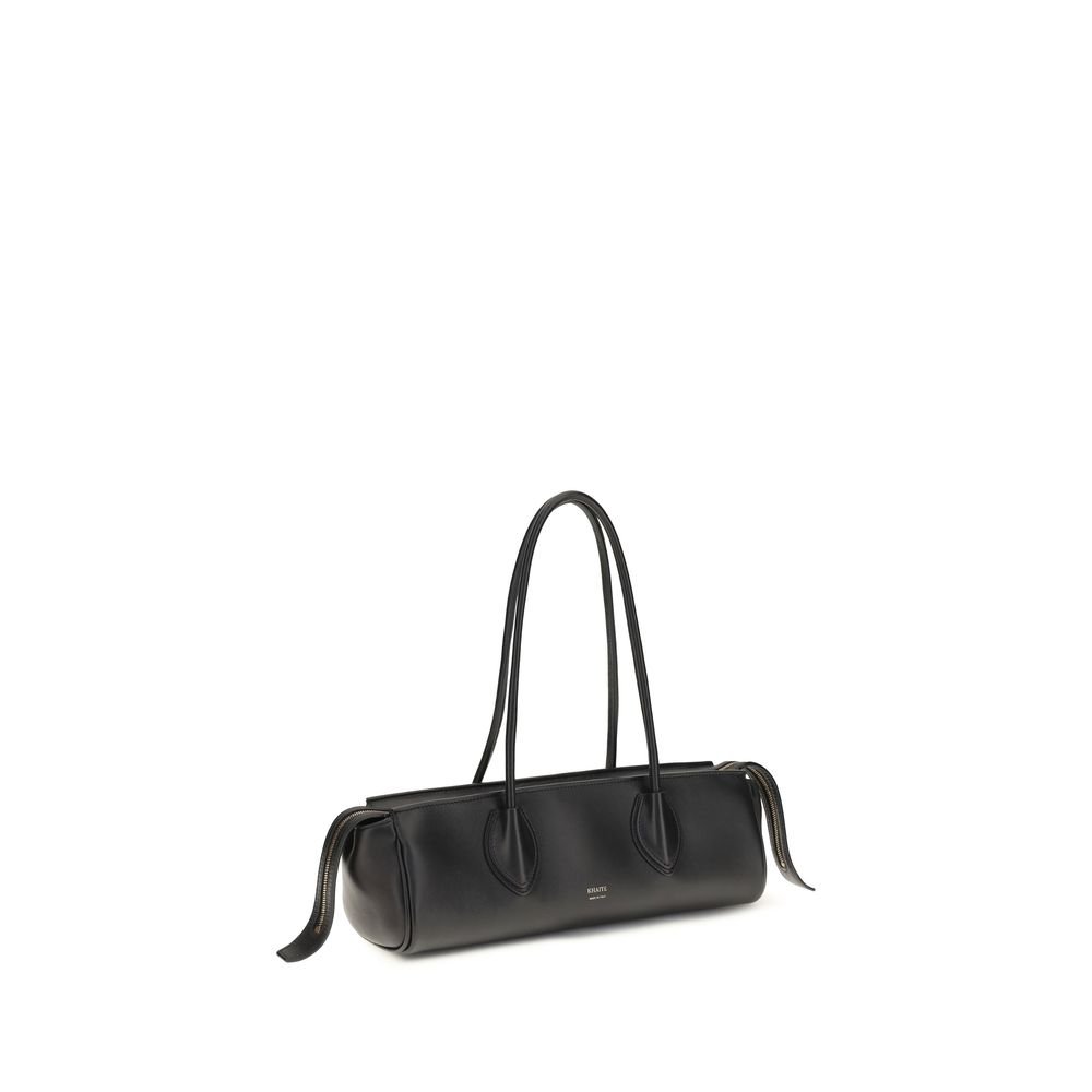 Khaite Black Lamb Ovis Aries Aries Shoulder Bag - Image 2