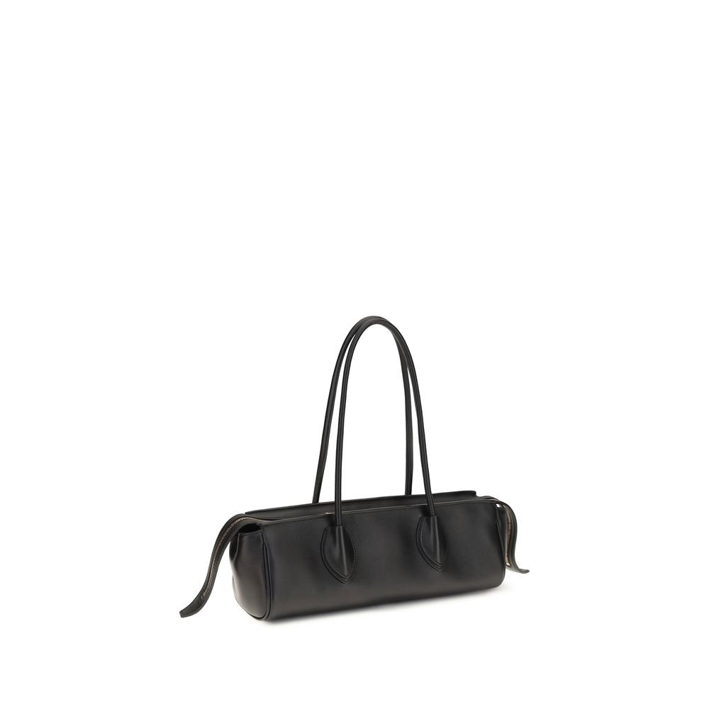 Khaite Black Lamb Ovis Aries Aries Shoulder Bag - Image 3