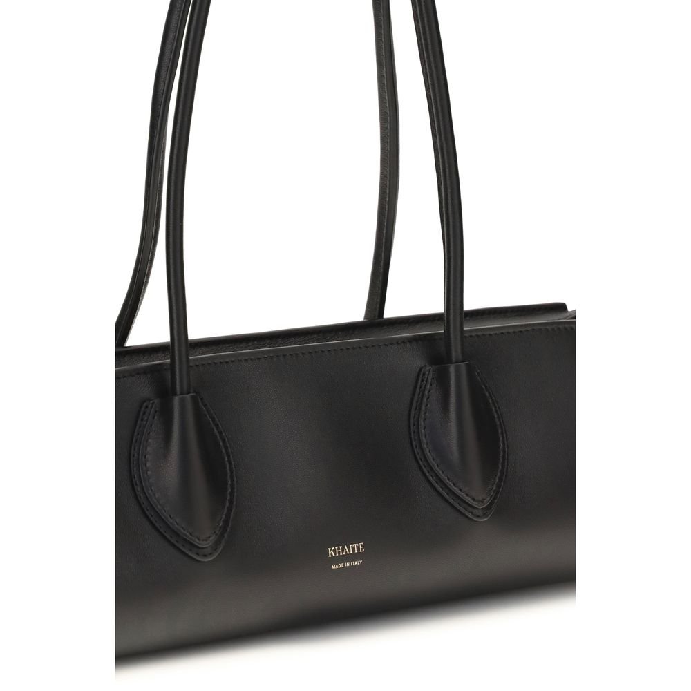 Khaite Black Lamb Ovis Aries Aries Shoulder Bag - Image 4