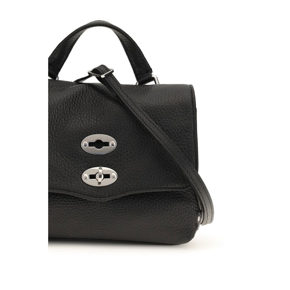 Zanellato Black Calf Leather Bos Taurus Handbag - Image 5