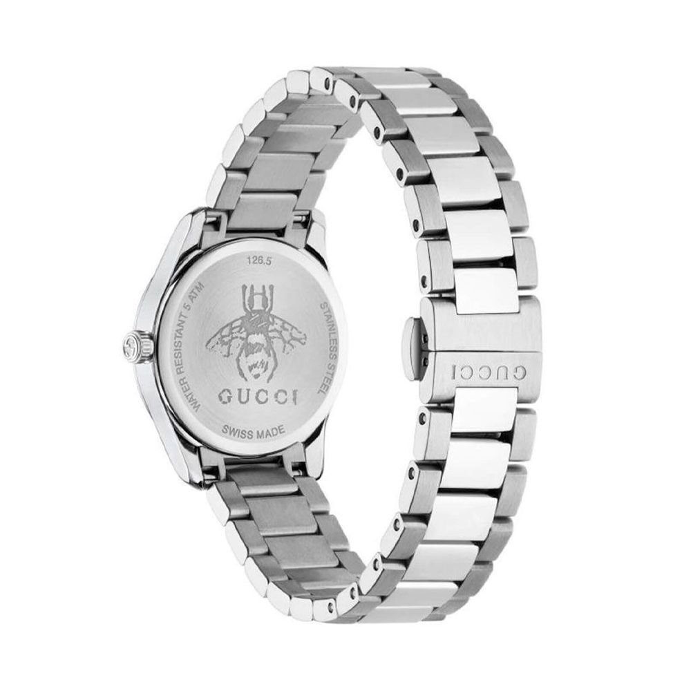 Gucci Gray Stainless Steel Dress Watch - Image 2