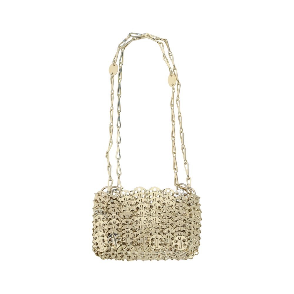 Rabanne Bicolor Brass Shoulder Bag - Image 2