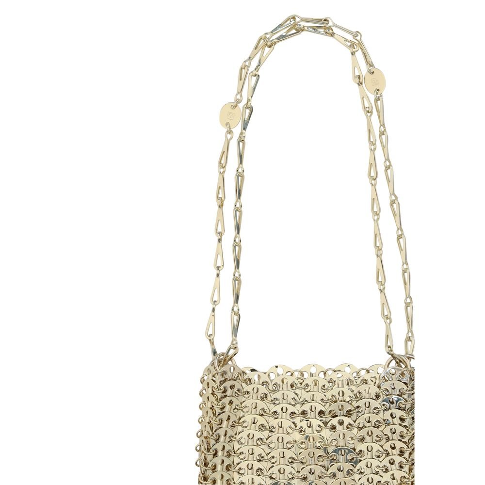 Rabanne Bicolor Brass Shoulder Bag - Image 3