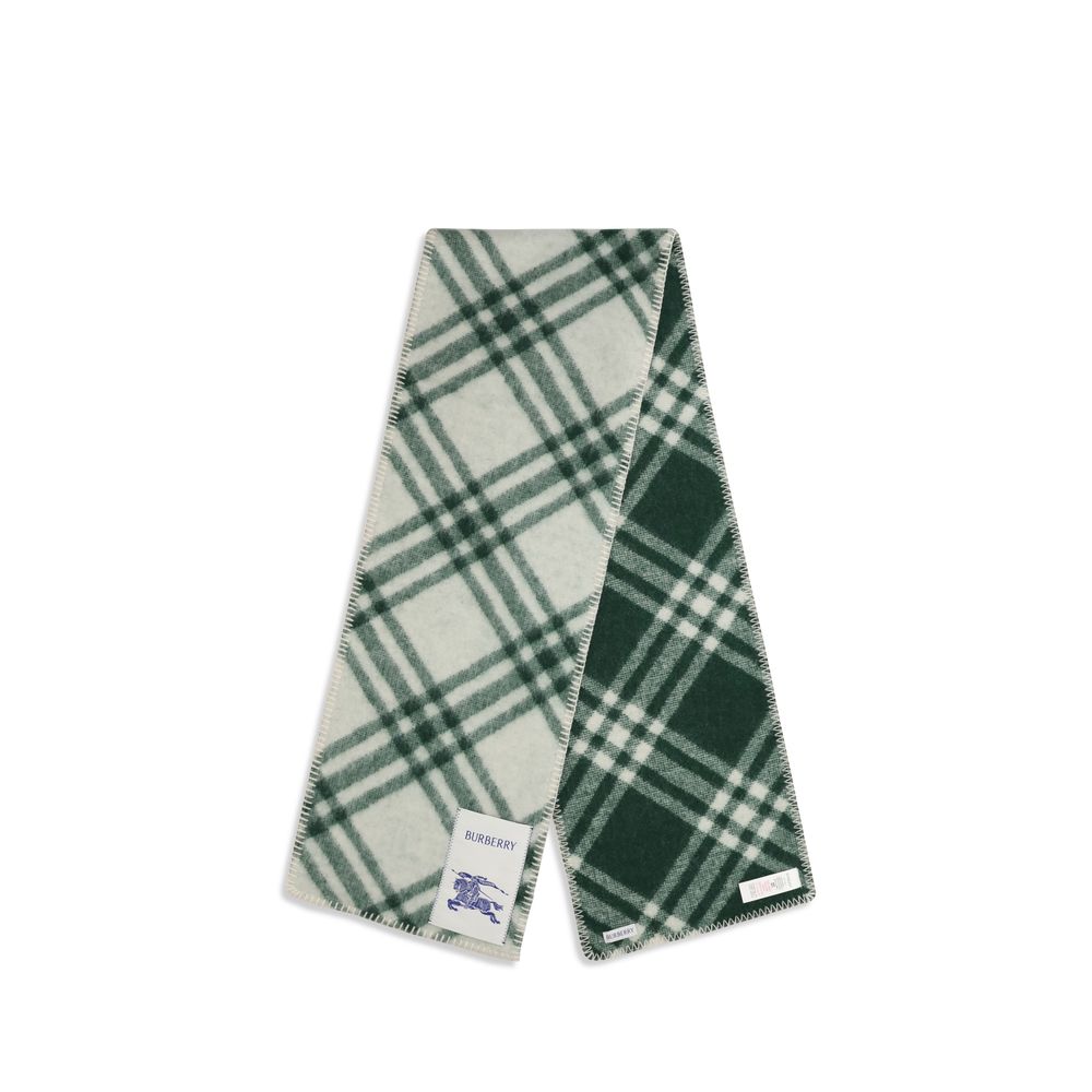 Burberry Bicolor Wool Oves Aries Scarf - Image 2