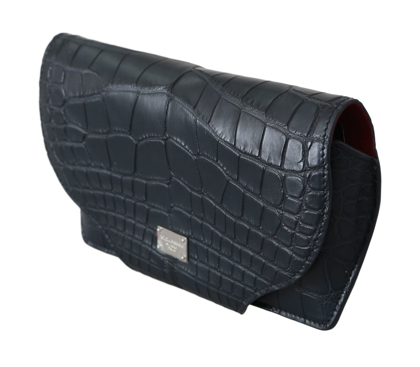 Dolce & Gabbana Blue Crocodile Eyewear Sunglasses Case Cover Pouch - Image 2