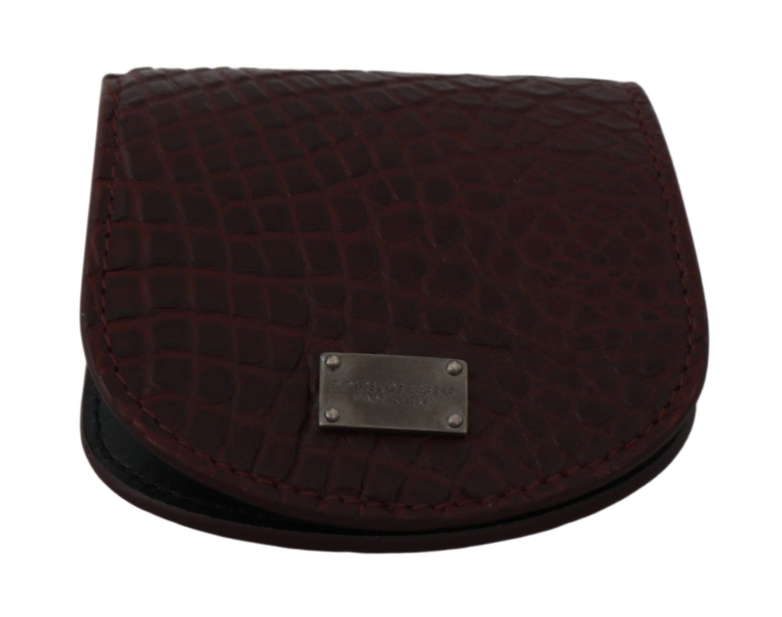 Dolce & Gabbana Brown Exotic Skin Pocket Condom Case Holder - Image 4