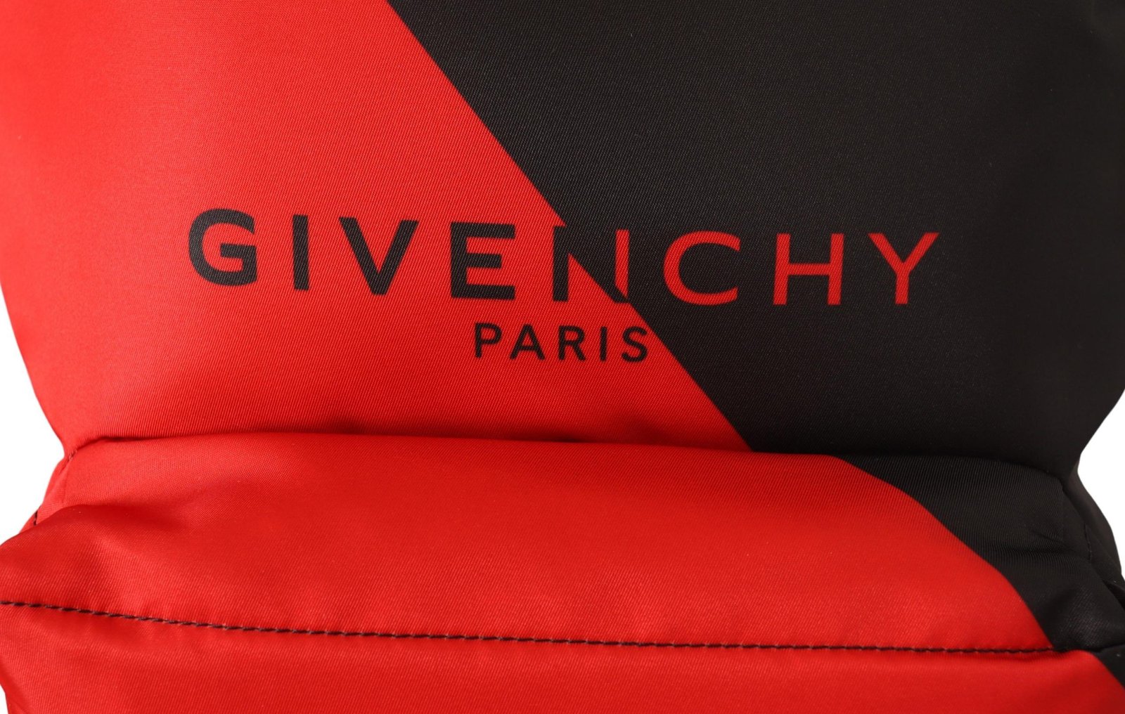 Givenchy Red & Black Nylon Urban Backpack - Image 3