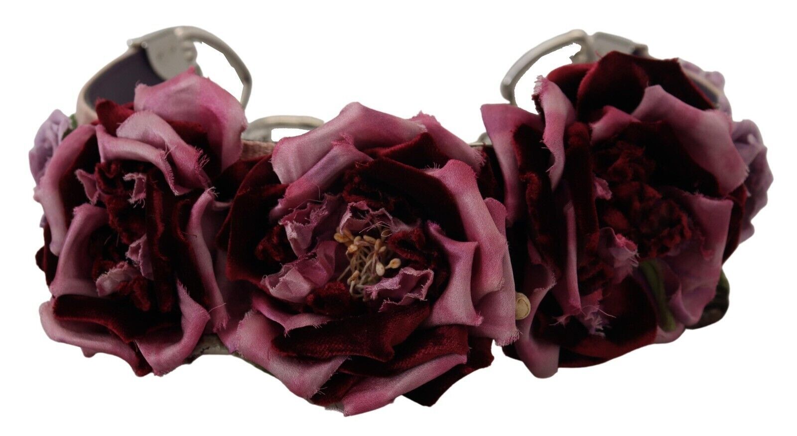 Dolce & Gabbana Multicolor Floral Appliques Metal Shoulder Strap - Image 2