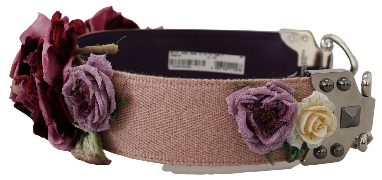 Dolce & Gabbana Multicolor Floral Appliques Metal Shoulder Strap - Image 3
