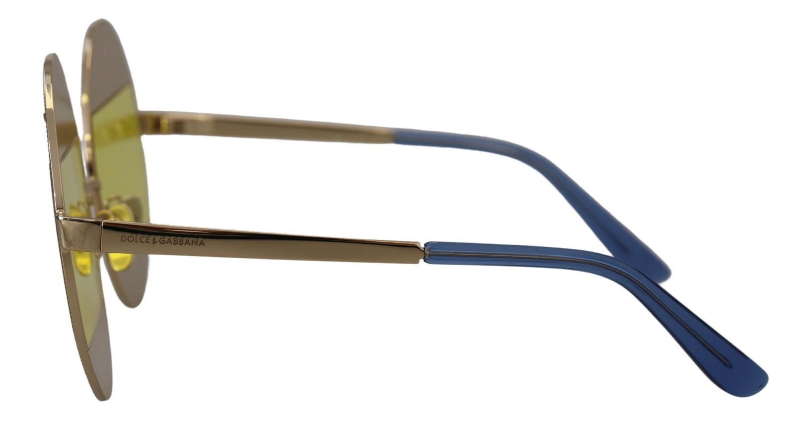 Dolce & Gabbana Gold Oval Metal Crystals Shades DG2209B Sunglasses - Image 4