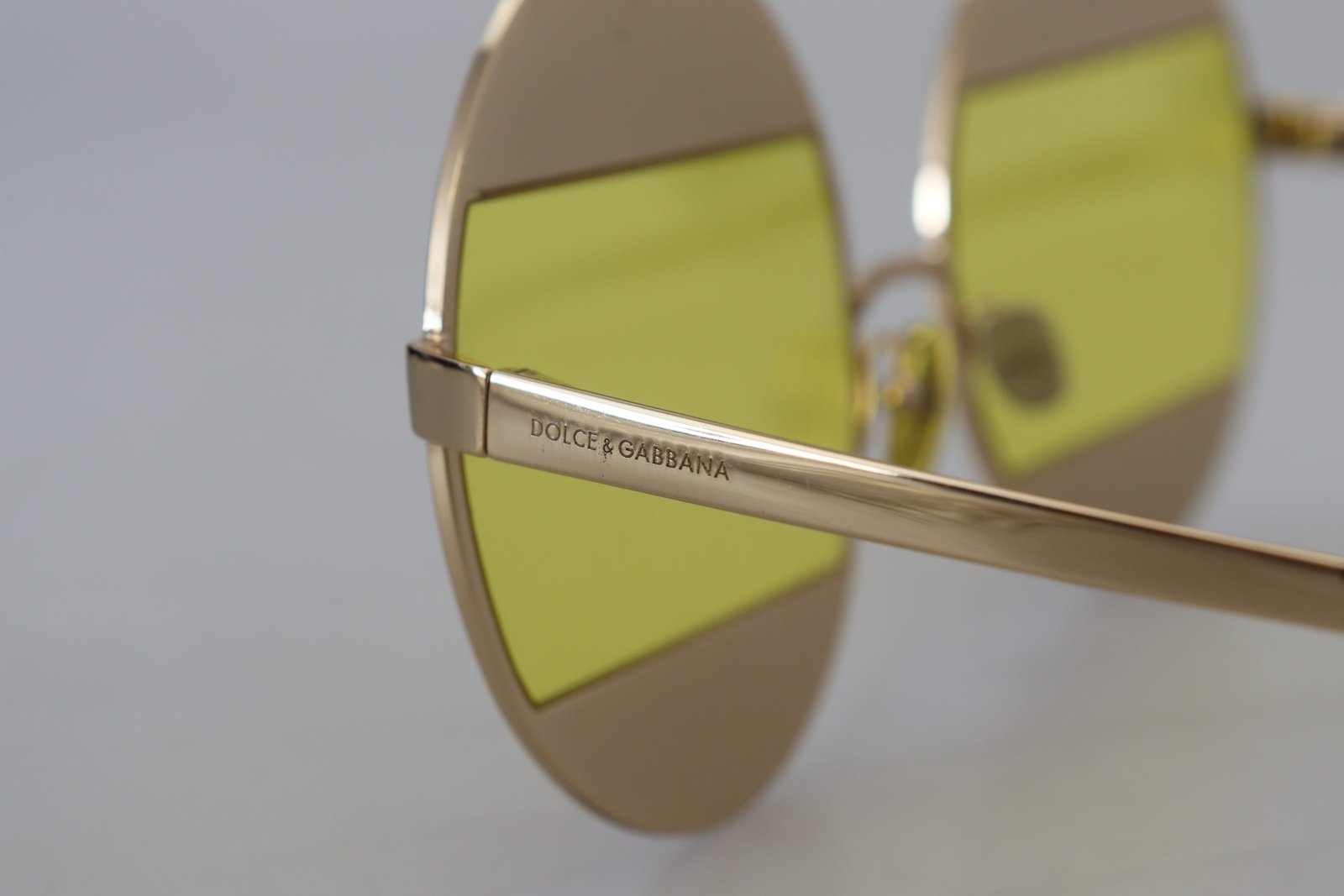 Dolce & Gabbana Gold Oval Metal Crystals Shades DG2209B Sunglasses - Image 6