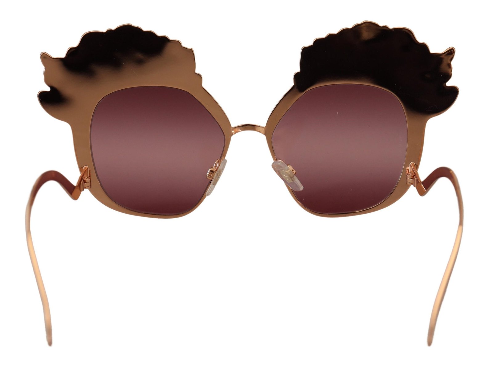 Dolce & Gabbana Pink Gold Rose Sequin Embroidery DG2202 Sunglasses - Image 5