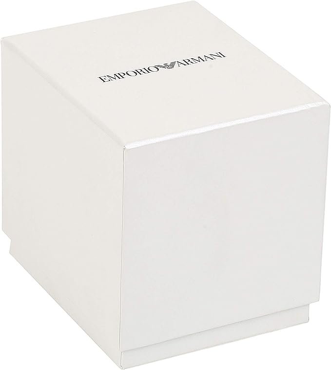 Emporio Armani Silver Steel Quartz Watch - Image 4
