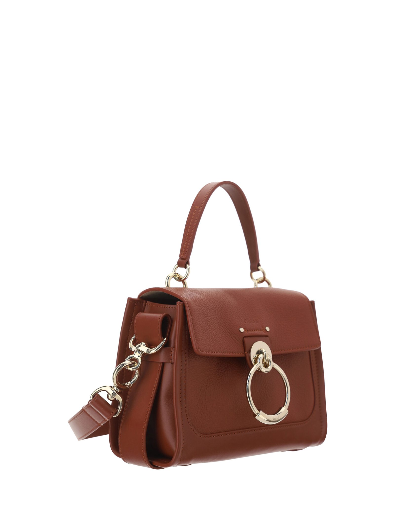 Chloé Brown Calf Leather Tess Handbag - Image 2