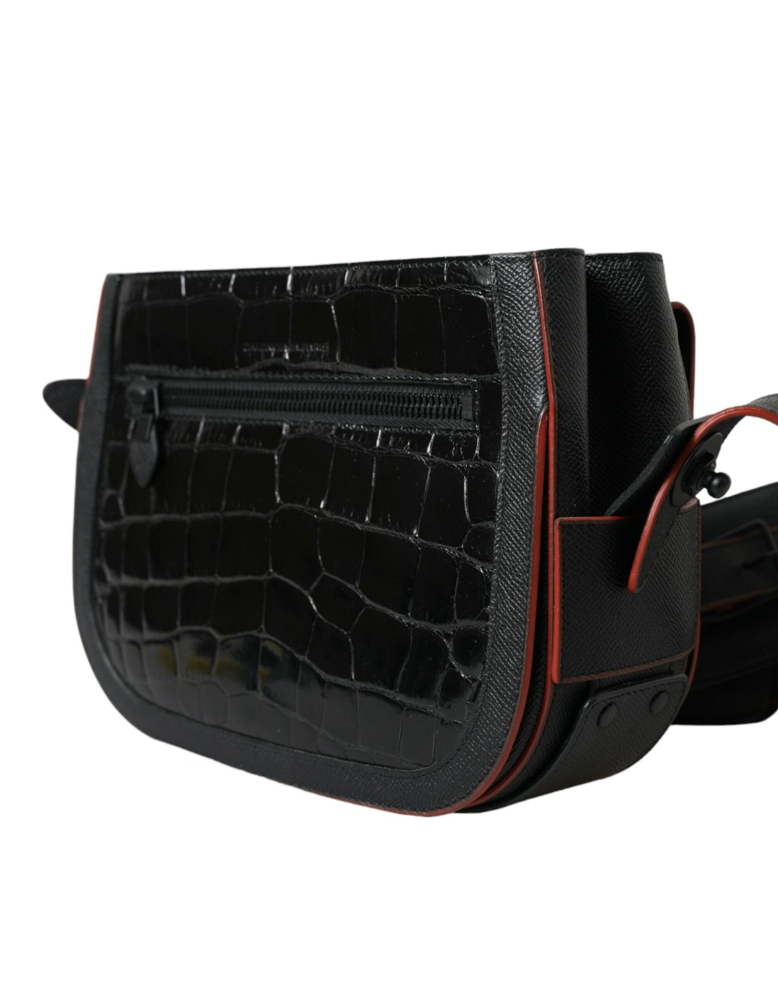 Balenciaga Black Exotic Leather Shoulder Crossbody Camera Bag - Image 4