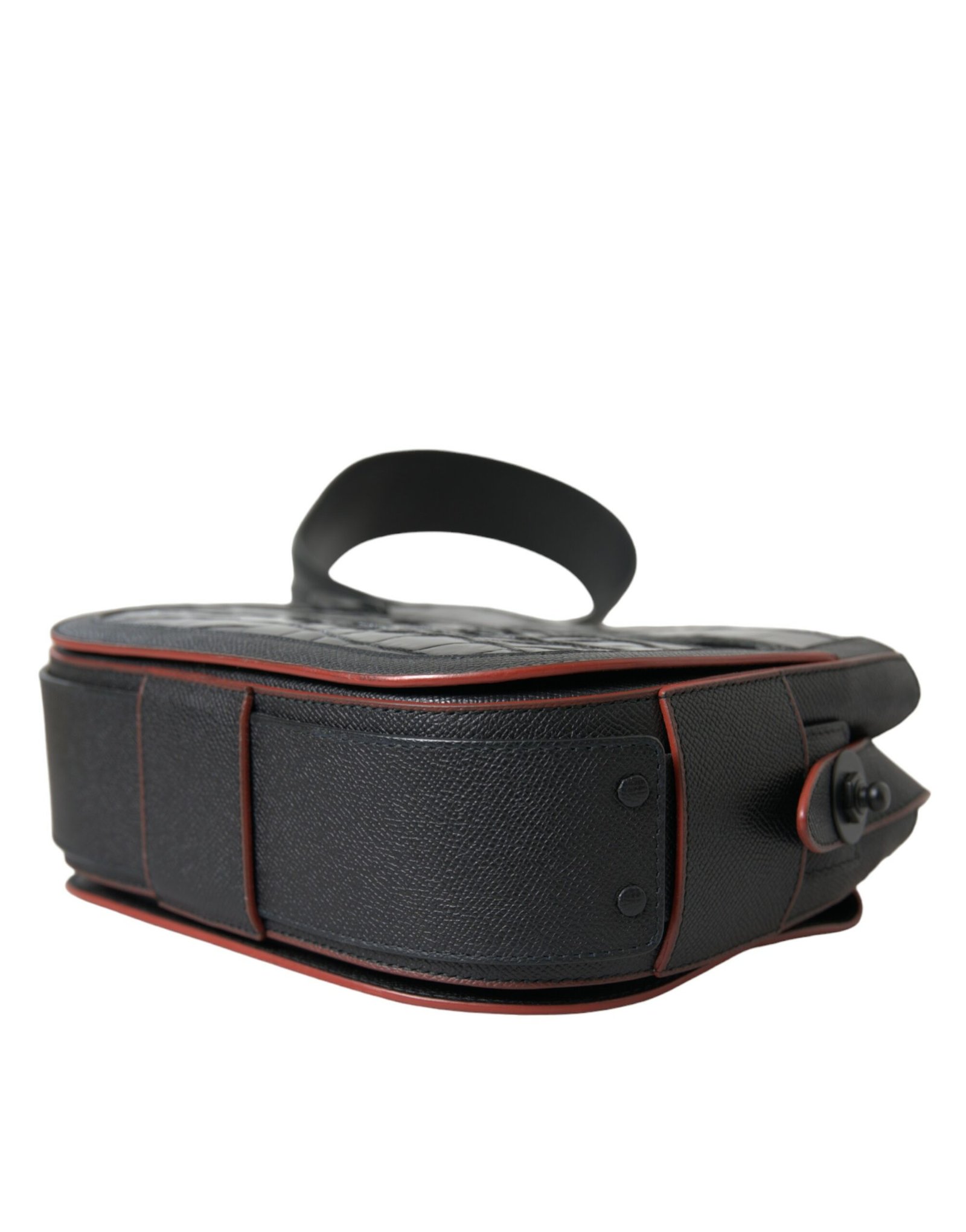 Balenciaga Black Exotic Leather Shoulder Crossbody Camera Bag - Image 5