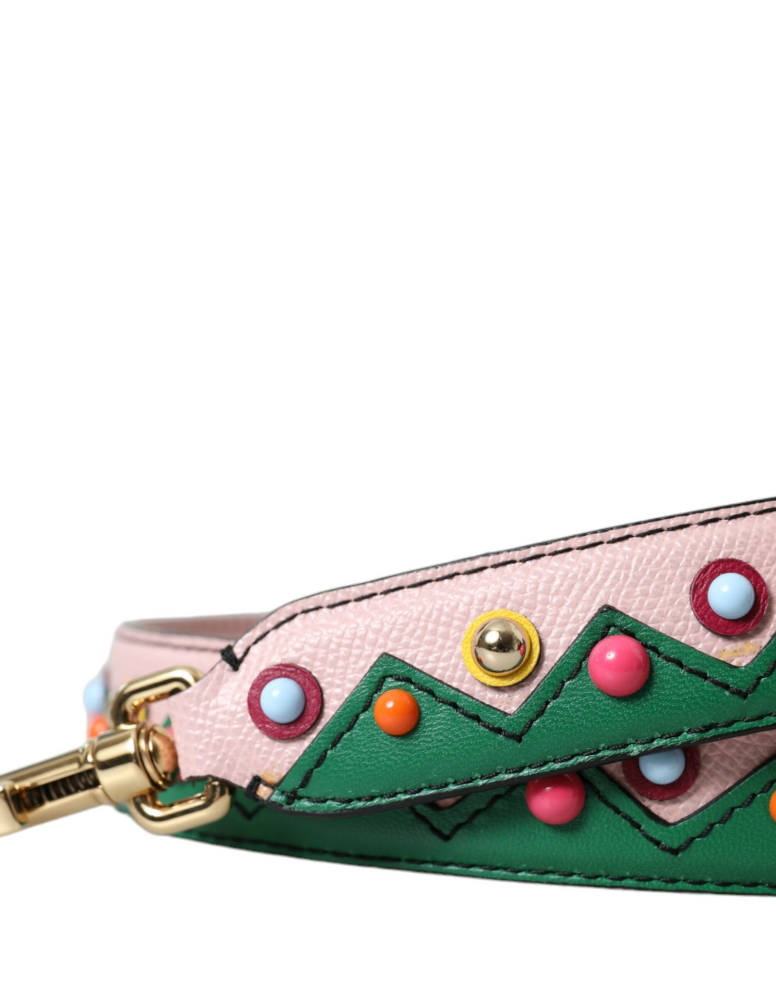 Dolce & Gabbana Pink Leather Handbag Accessory Shoulder Strap - Image 2