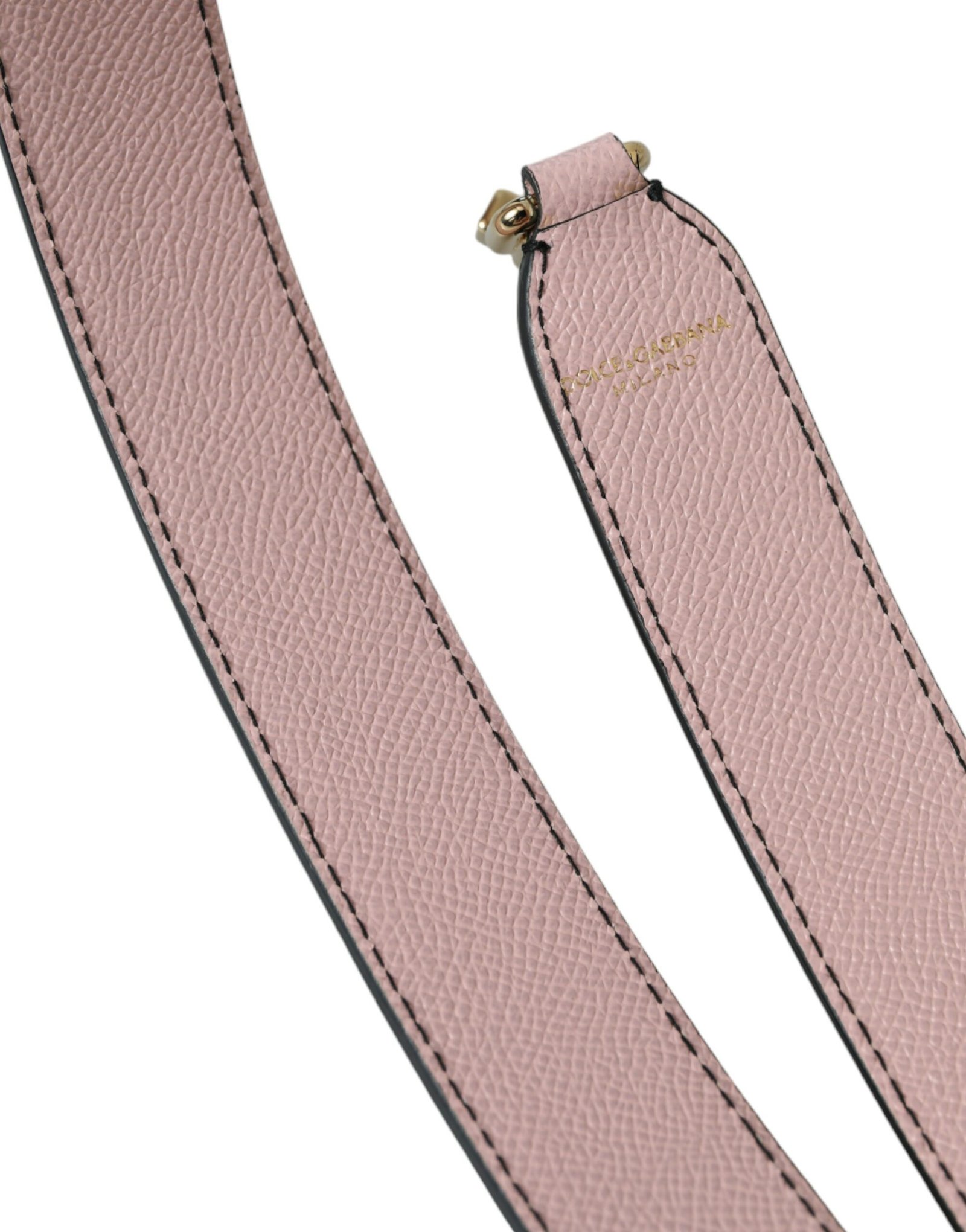 Dolce & Gabbana Pink Leather Handbag Accessory Shoulder Strap - Image 5