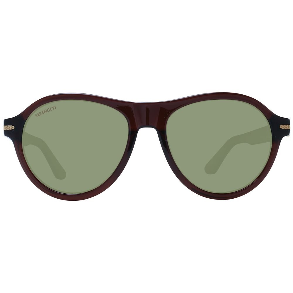 Serengeti Brown Acetate Sunglasses - Image 2