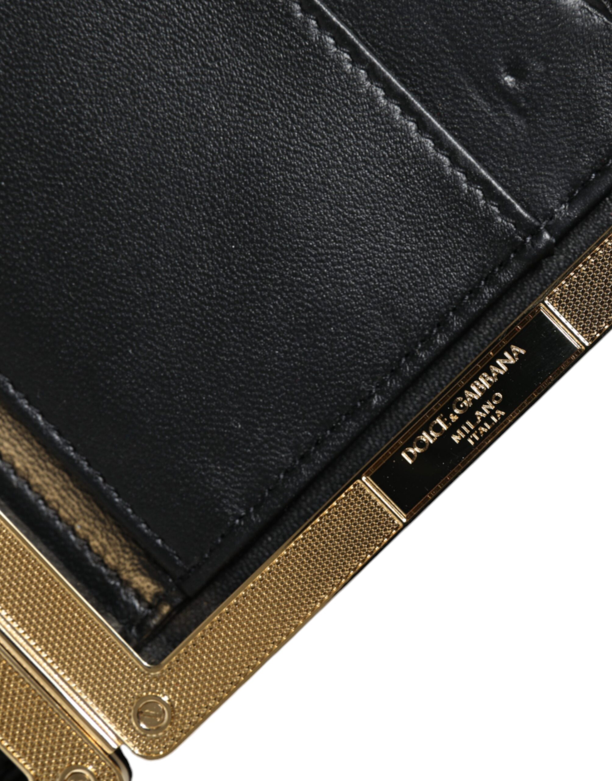 Dolce & Gabbana Multicolor Floral Gold Frame Clutch Evening Purse Bag - Image 5