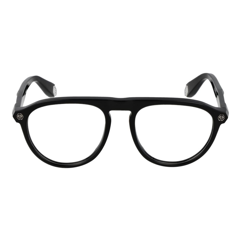 Philipp Plein Black Cellulose Acetate Glasses (Frames) - Image 2