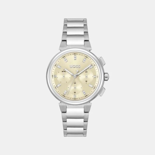 Hugo Boss Silver Stainless Steel Dress Watch