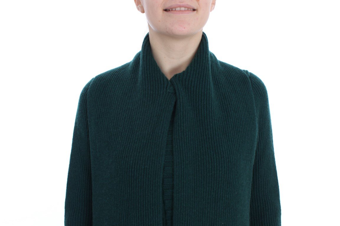 Dolce & Gabbana Green Knitted Cashmere Cardigan - Image 4