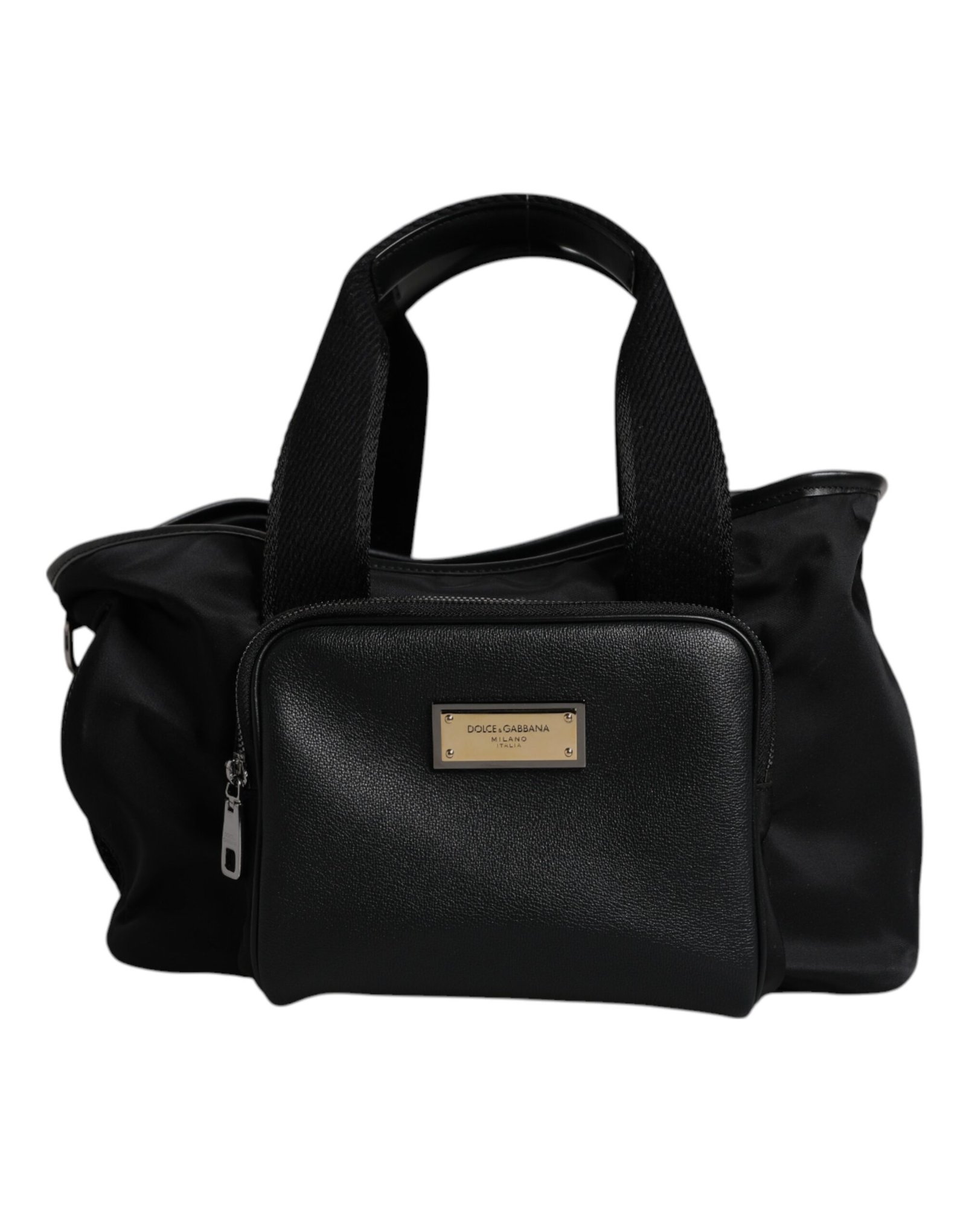 Dolce & Gabbana Black Shoulder Strap Pet Carry Logo Plaque Bag - Image 2