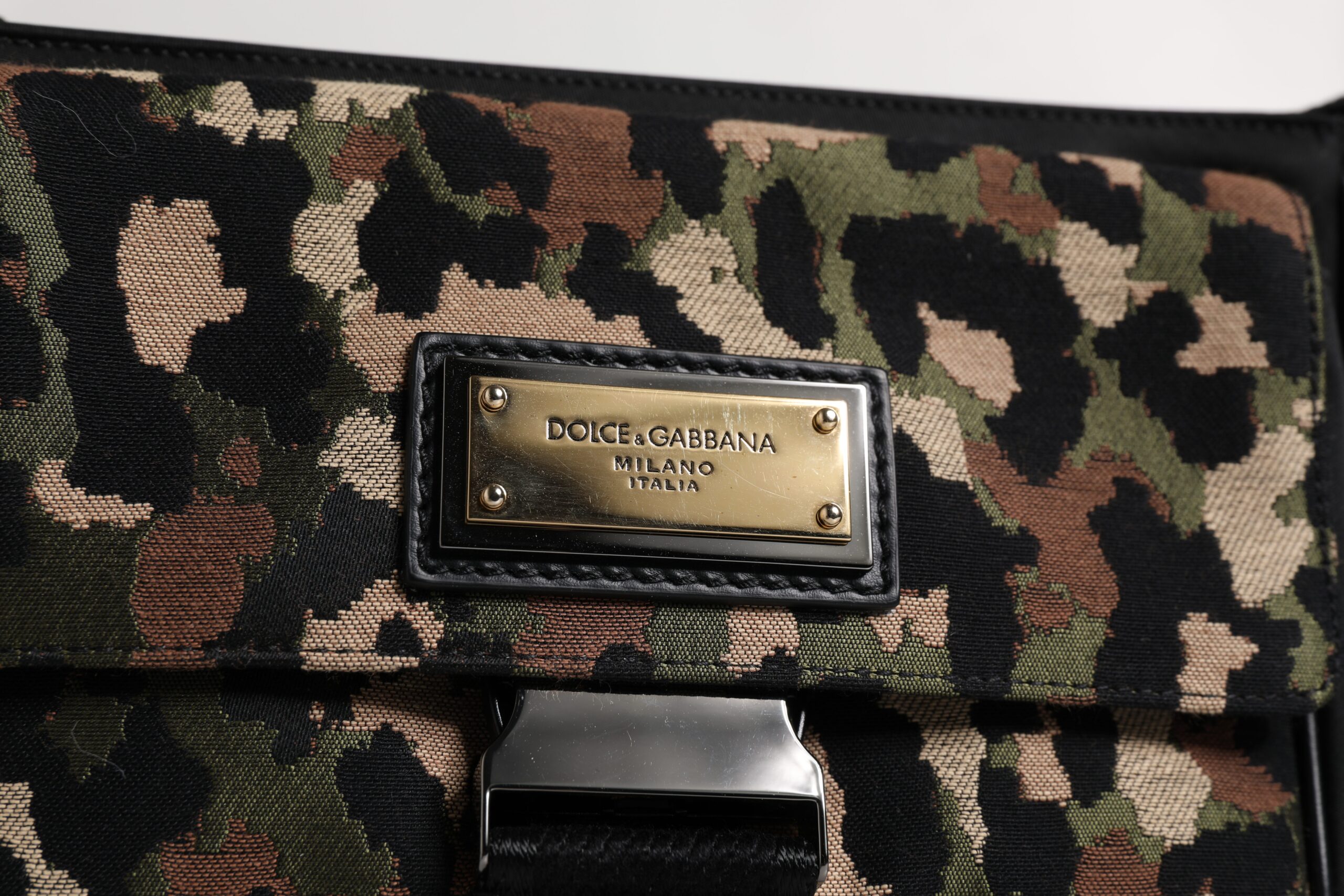 Dolce & Gabbana Multicolor Leopard Jacquard Crossbody Bag - Image 3