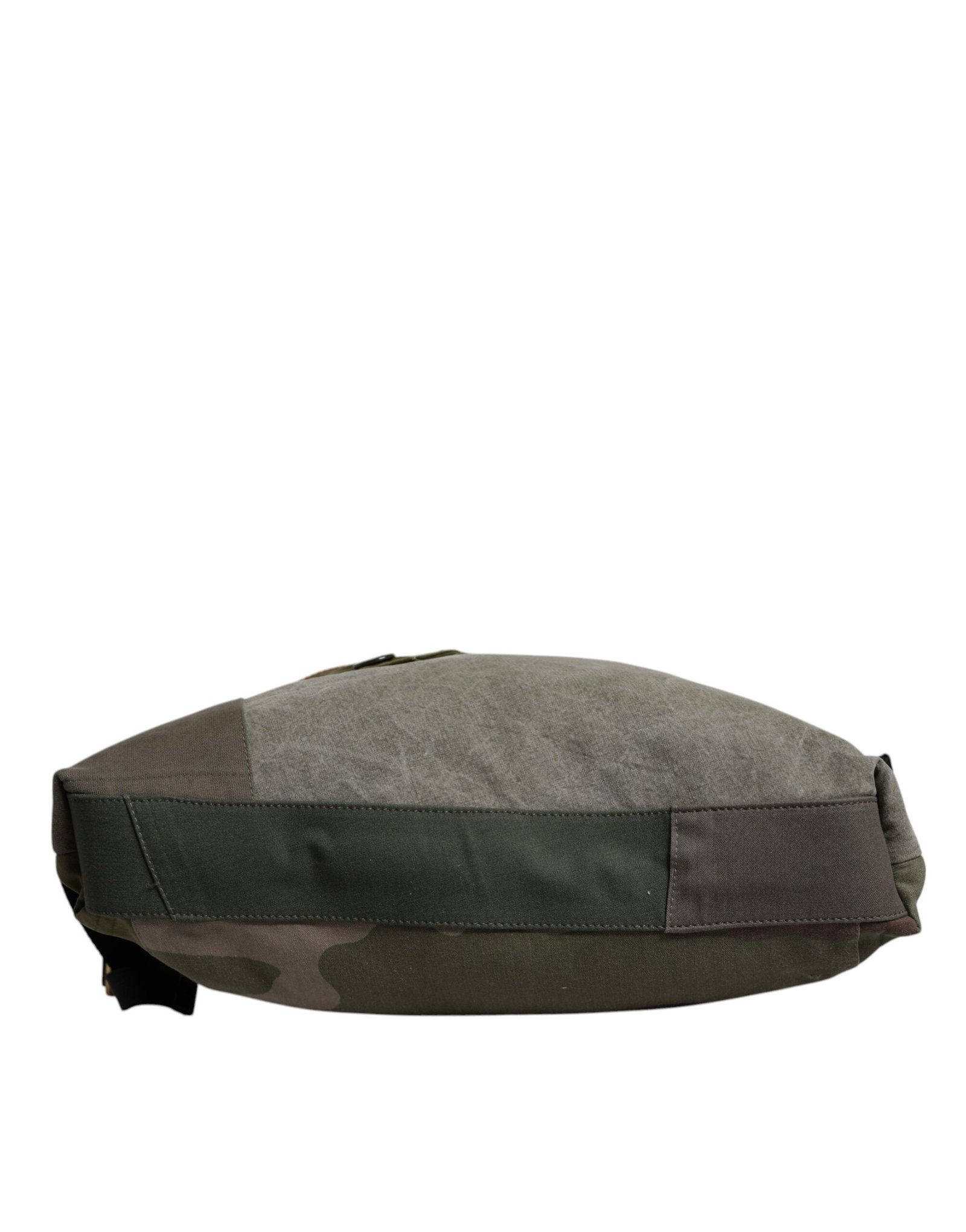 Dolce & Gabbana Military Green Patchwork Rucksack Backpack Bag - Image 7