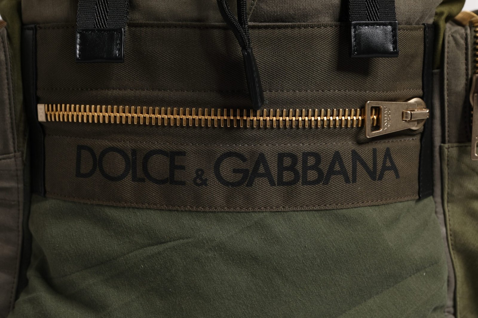 Dolce & Gabbana Military Green Patchwork School Backpack Bag - Image 7