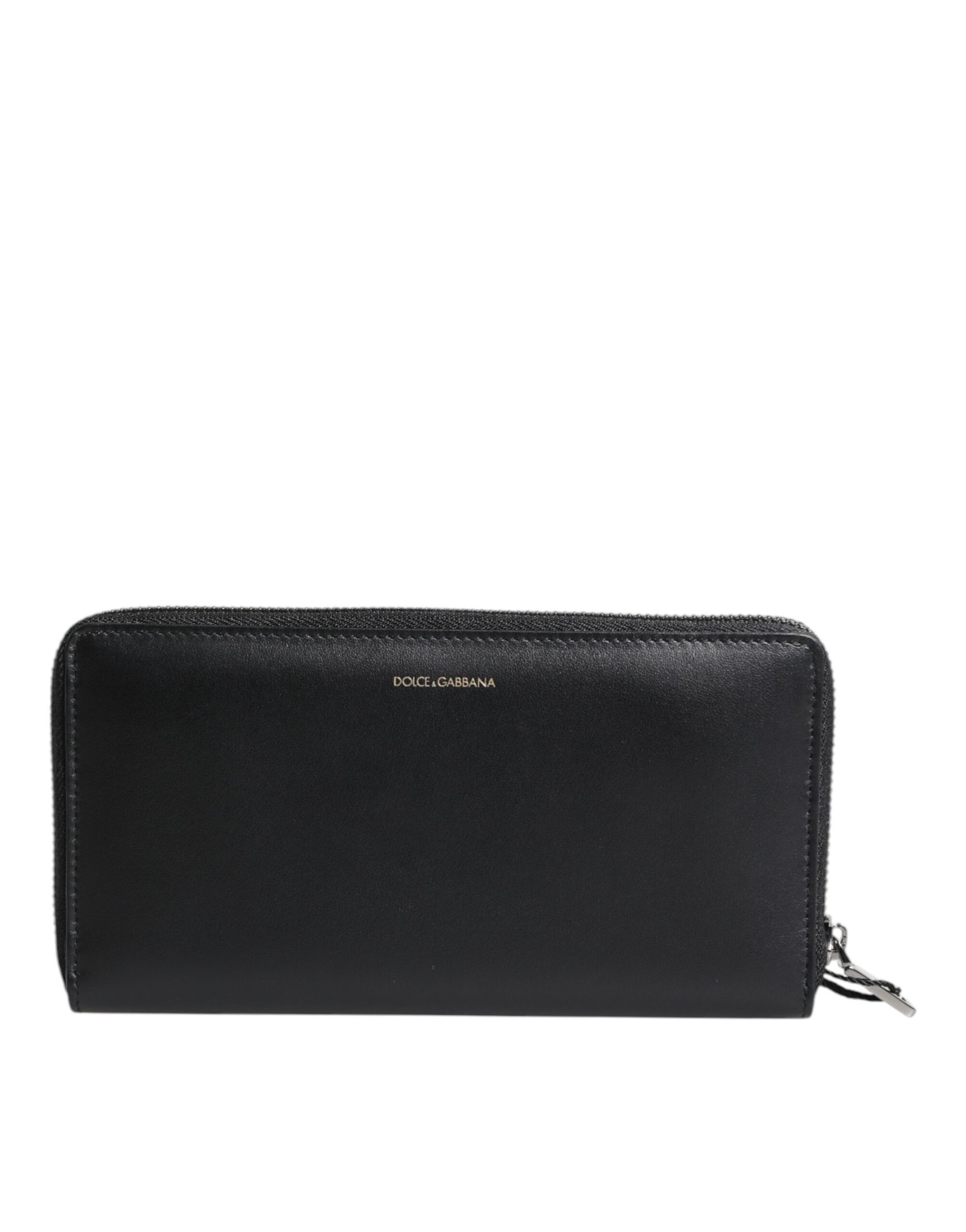 Dolce & Gabbana Black Blue Exotic Leather Embossed Continental Wallet - Image 2