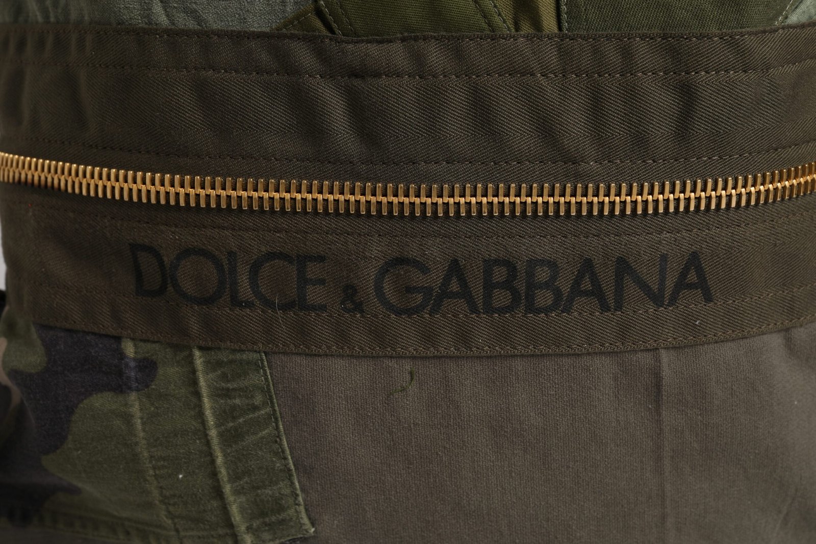 Dolce & Gabbana Military Green Patchwork Rucksack Backpack Bag - Image 6