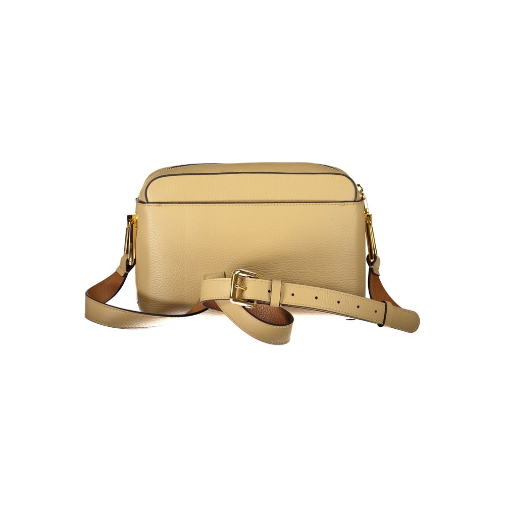 Coccinelle Beige Leather Women Shoulder Bag - Image 2