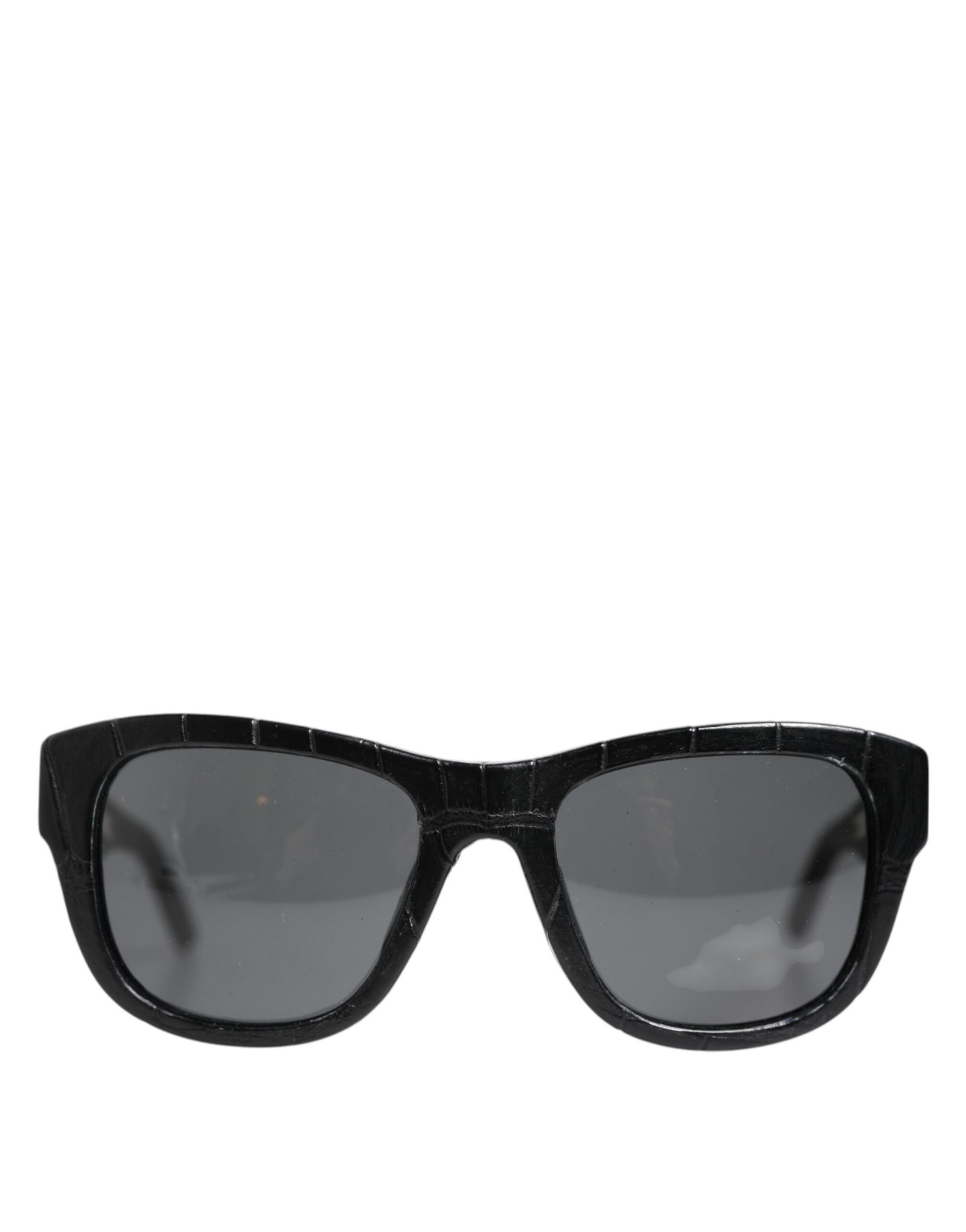Dolce & Gabbana Black Leather Frame DG4177 Tinted Lens Sunglasses - Image 2