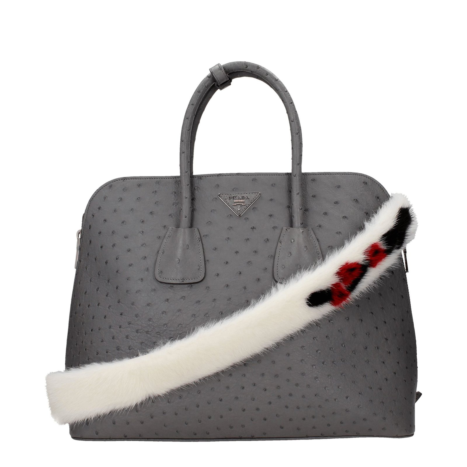 Prada White Leather Shoulder Bag - Image 2