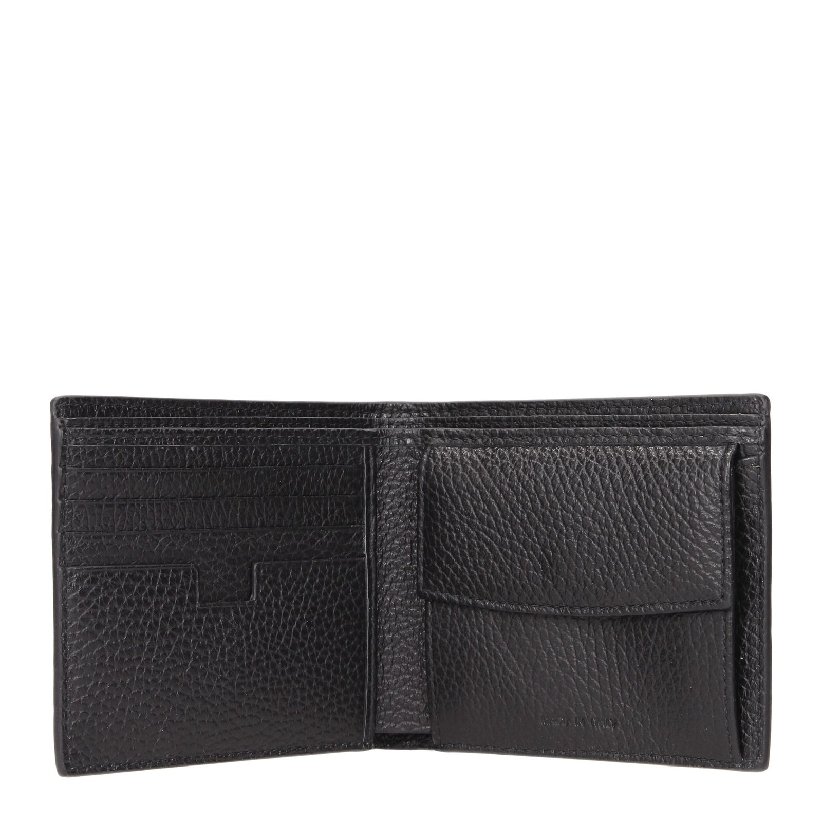 Testoni Black Leather Wallet - Image 2