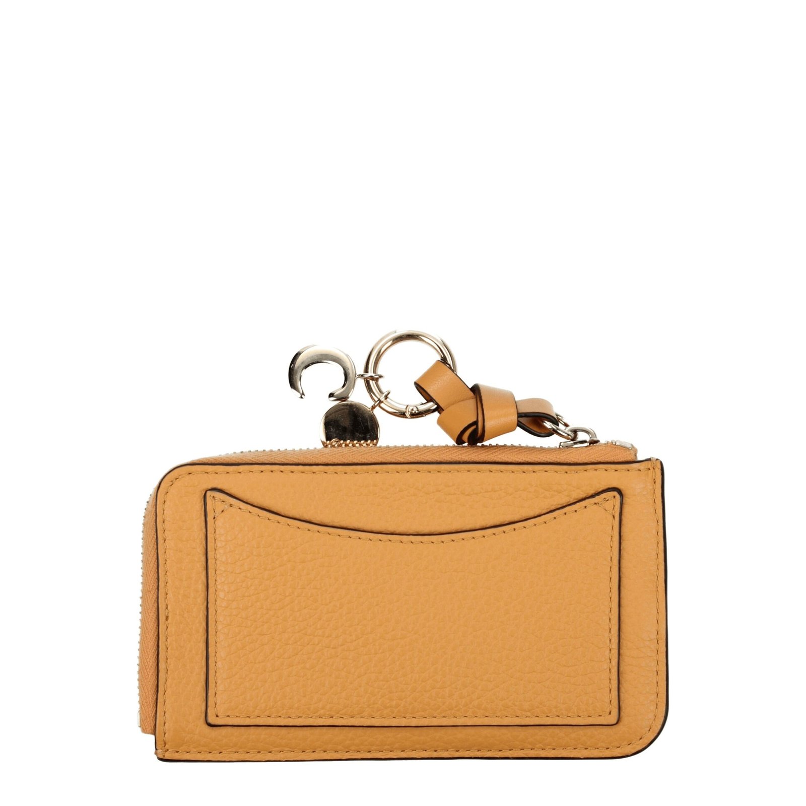 Chloé Orange Leather Wallet - Image 2