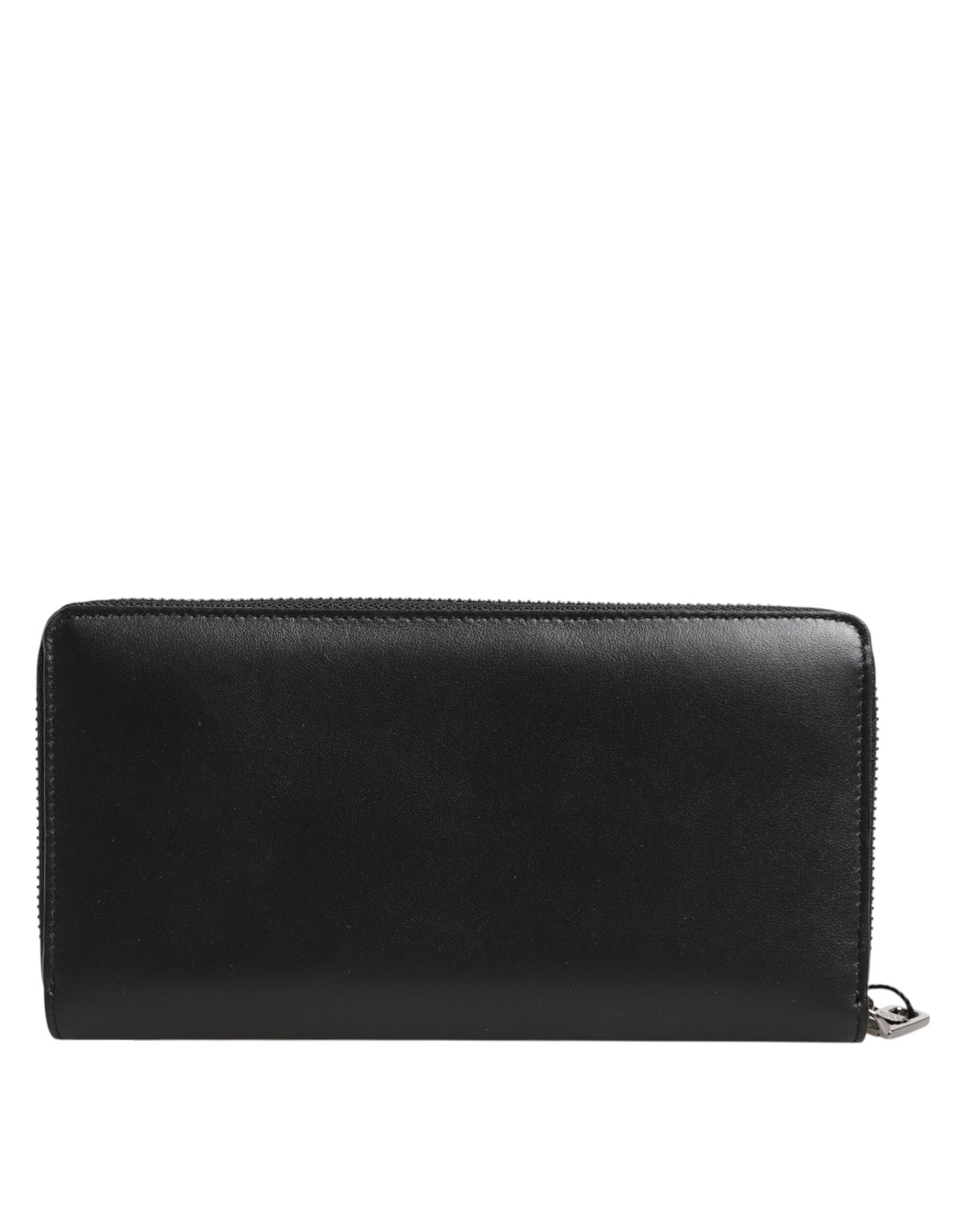 Dolce & Gabbana Black Brown Exotic Leather Men Continental Clutch Wallet - Image 4