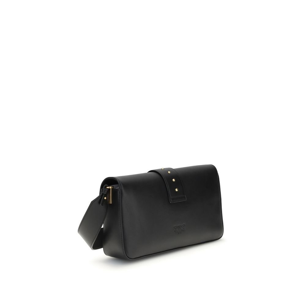 PINKO Black Leather Shoulder Bag - Image 3
