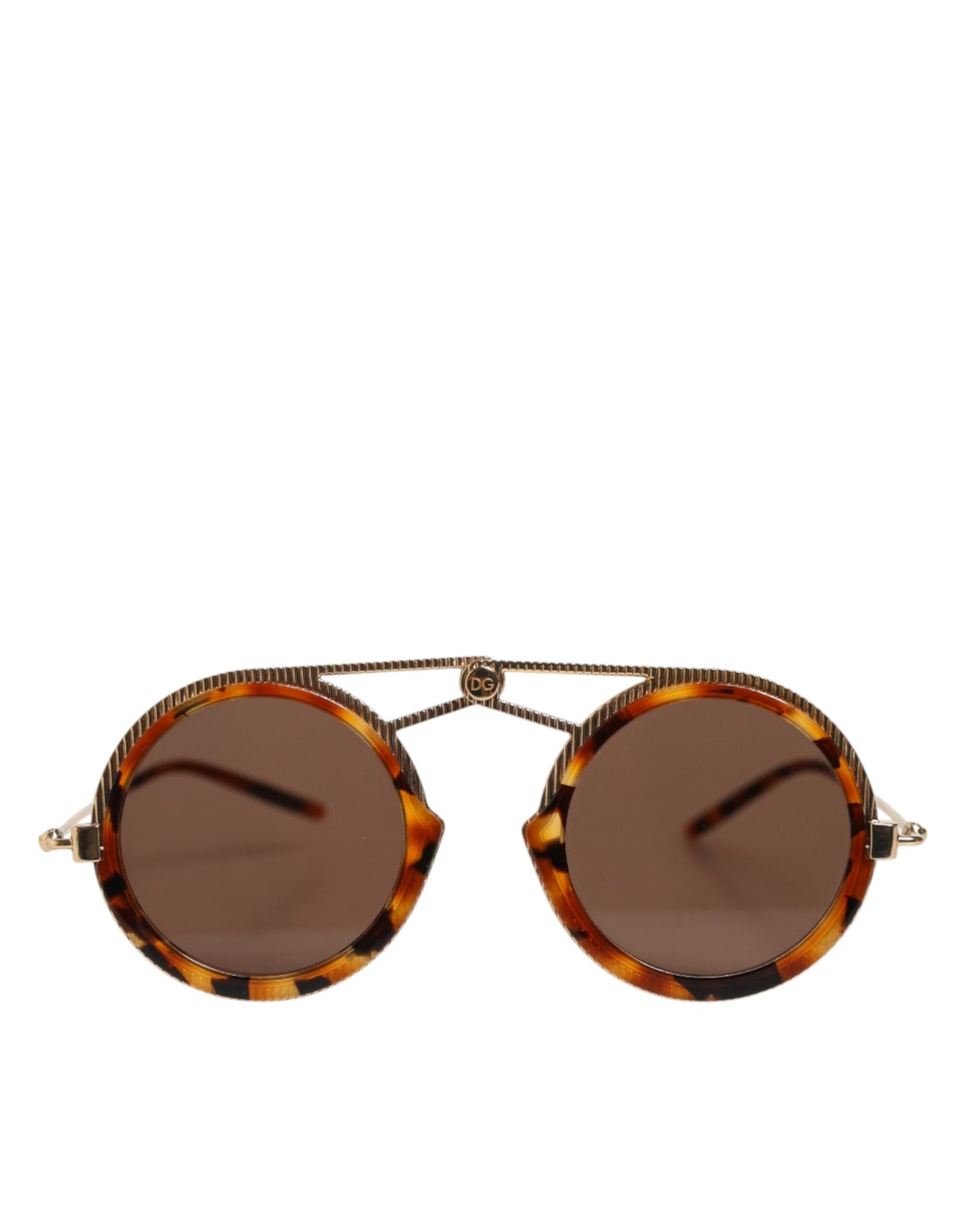 Dolce & Gabbana Gold Havana Frame DG Fatto A Mano Eyewea Sunglasses - Image 2