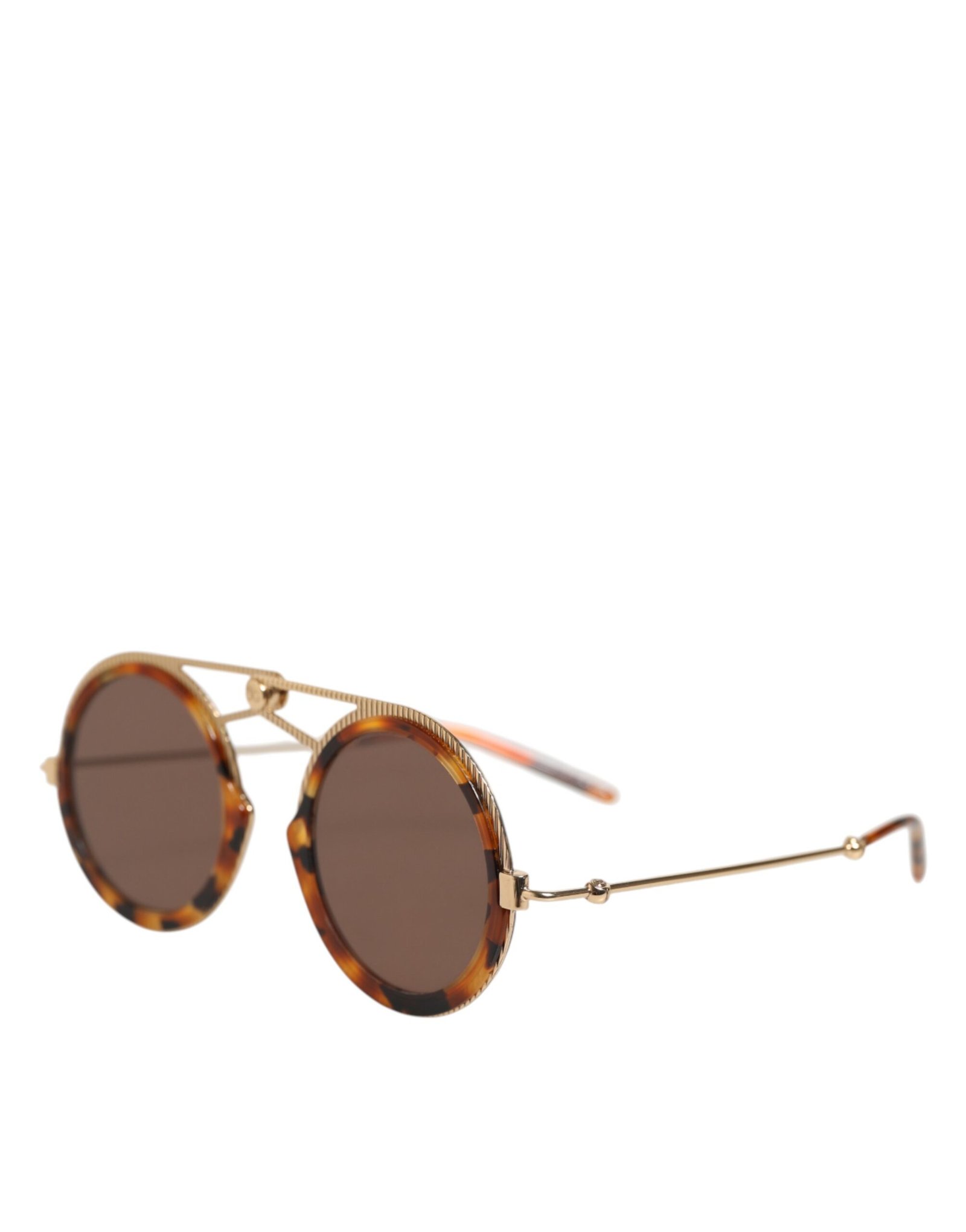 Dolce & Gabbana Gold Havana Frame DG Fatto A Mano Eyewea Sunglasses - Image 3