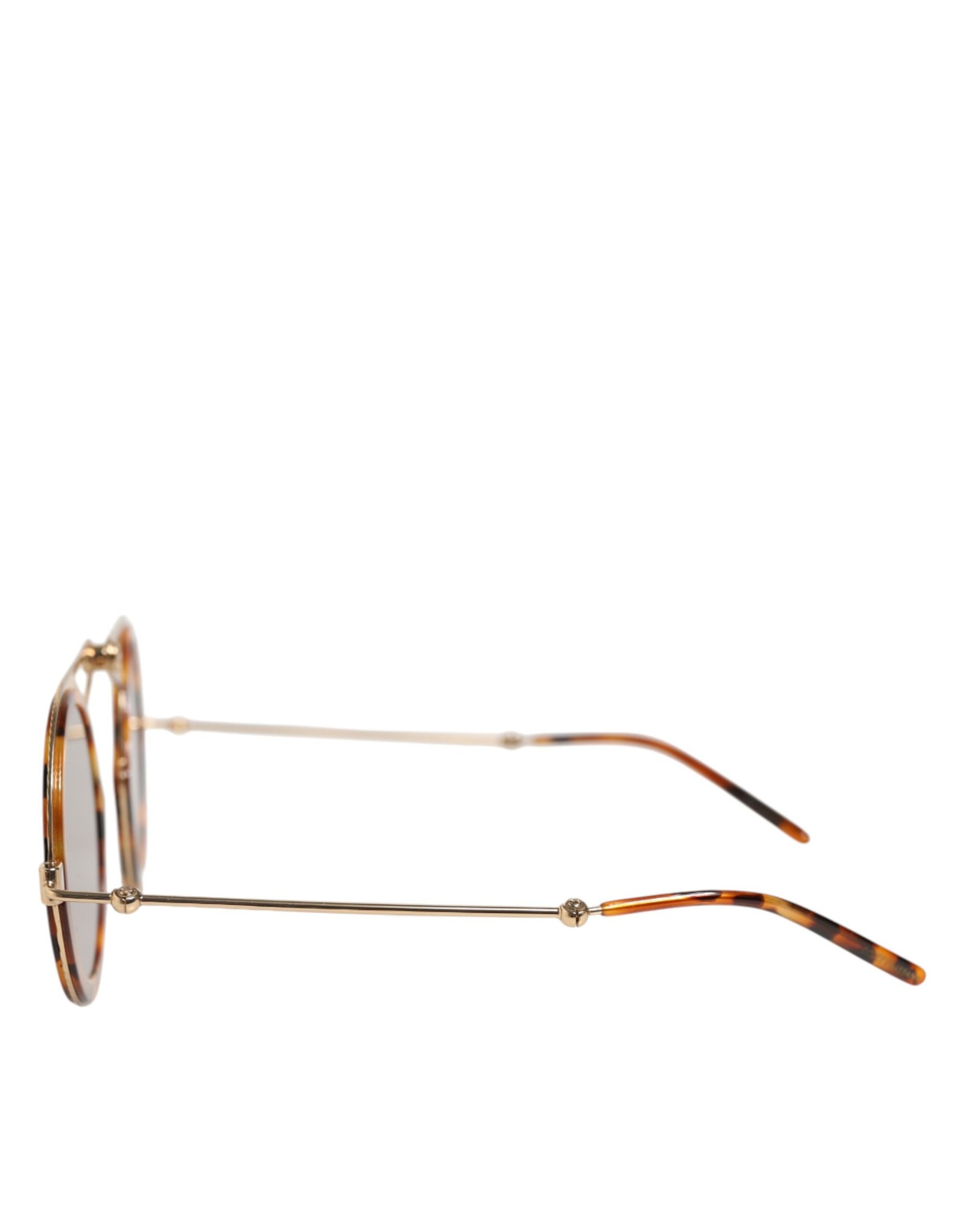 Dolce & Gabbana Gold Havana Frame DG Fatto A Mano Eyewea Sunglasses - Image 4