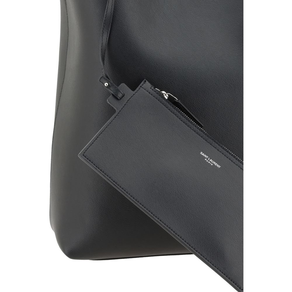Saint Laurent Black Lamb Ovis Aries Aries Shoulder Bag - Image 4