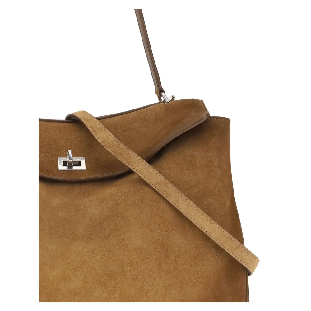 Balenciaga Brown Calf Leather Bos Taurus Shoulder Bag - Image 4